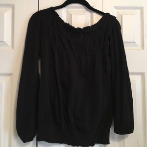 Black Off the Shoulder Top
